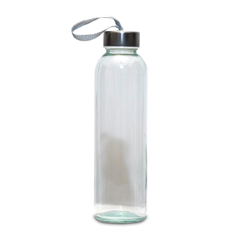 Cristal Water Bottles With Silver Cap